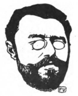 Portrait de l'écrivain français Francis Jammes Portrait de l'écrivain français Francis Jammes