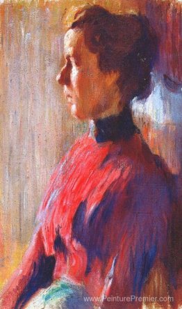 Femme inconnue en rouge Femme inconnue en rouge