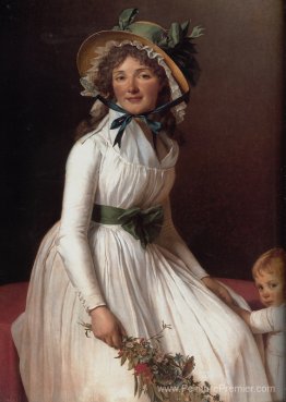 Madame Pierre Seriziat (née Emilie Peoul) avec son fils, Emile Madame Pierre Seriziat (née Emilie Peoul) avec son fils, Emile