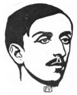 Portrait de l'écrivain français Maurice Barrours Portrait de l'écrivain français Maurice Barrours