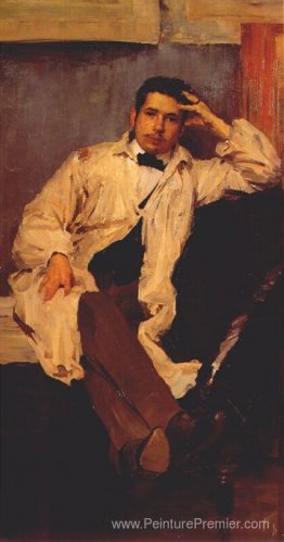 Portrait de K. A. Somov Portrait de K. A. Somov