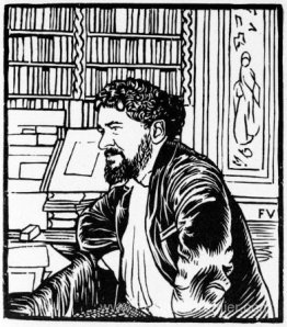 Portrait de l'écrivain français Octave Uzanne Portrait de l'écrivain français Octave Uzanne