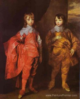 George Villiers, 2e duc de Buckingham et son frère Lord Francis George Villiers, 2e duc de Buckingham et son frère Lord Francis