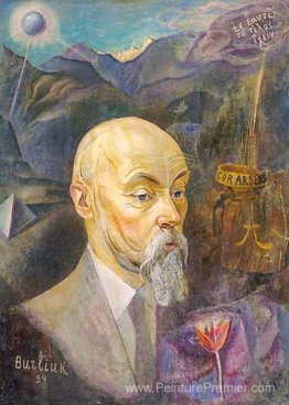 Portrait de Nicholas Roerich Portrait de Nicholas Roerich