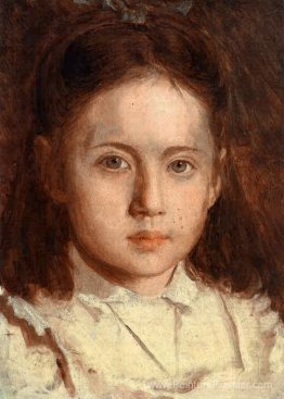 Portrait de Sonya Kramskaya, la fille de l'artiste Portrait de Sonya Kramskaya, la fille de l'artiste