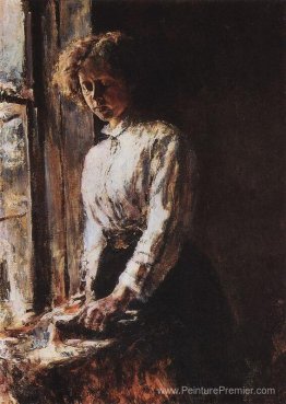 Par la fenêtre. Portrait d'Olga Trubnikova Par la fenêtre. Portrait d'Olga Trubnikova