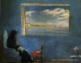 Portrait de grand-mère ana coudre Portrait de grand-mère ana coudre