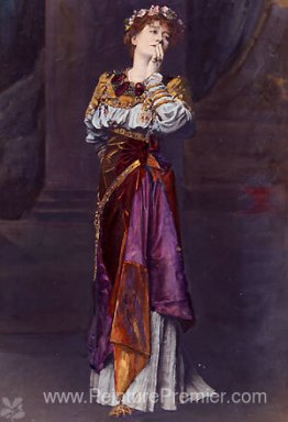 Dame Ellen Terry en tant qu'héroïne d'Imogen Shakespeare dans Cy Dame Ellen Terry en tant qu'héroïne d'Imogen Shakespeare dans Cy