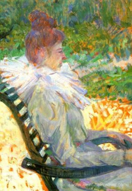 Madame E. Tapie de Celeyran dans un jardin Madame E. Tapie de Celeyran dans un jardin