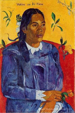 Femme avec une fleur Femme avec une fleur