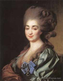 Portrait de Praskovia repnina Portrait de Praskovia repnina