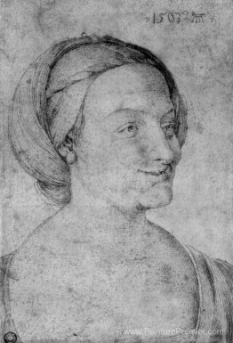 Tête d'une femme souriante Tête d'une femme souriante
