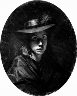 Portrait de Sofia Nikolaevna Kramskoy (en chapeau) Portrait de Sofia Nikolaevna Kramskoy (en chapeau)