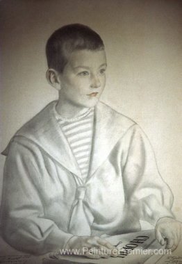 Portrait de Dmitri Dmitrierich Shostakovich quand il était enfan Portrait de Dmitri Dmitrierich Shostakovich quand il était enfan