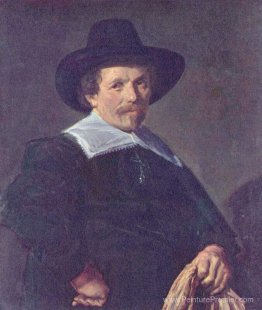 Portrait d'un homme tenant des gants Portrait d'un homme tenant des gants