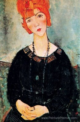 Femme avec un collier Femme avec un collier