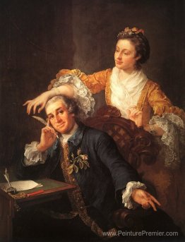 David Garrick et sa femme David Garrick et sa femme
