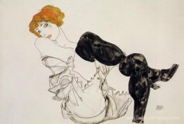 Femme en bas noir Femme en bas noir