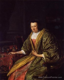 Portrait de Geertruy Gael, deuxième épouse de Gerrit Gerritsz Sc Portrait de Geertruy Gael, deuxième épouse de Gerrit Gerritsz Sc