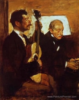 Le père de Degas écoute les païens de Lorenzo Le père de Degas écoute les païens de Lorenzo