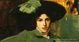 Maria avec chapeau Maria avec chapeau