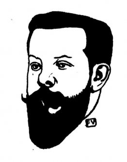 Portrait du poète français Pierre Quillard Portrait du poète français Pierre Quillard