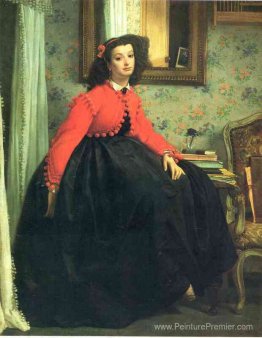 Portrait de Mlle. L.L. (jeune femme dans une veste rouge) Portrait de Mlle. L.L. (jeune femme dans une veste rouge)