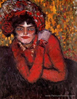 Pierreuse avec sa main sur son épaule Pierreuse avec sa main sur son épaule