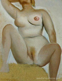 Nud assis féminin Nud assis féminin