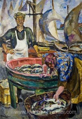 Novgorod. Le marché des poissons. Novgorod. Le marché des poissons.