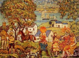 Figures de paysage, chalets et bateaux Figures de paysage, chalets et bateaux