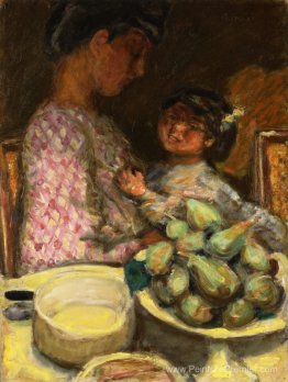 Une assiette de figues Une assiette de figues