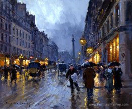 Rue de la Paix, pluie Rue de la Paix, pluie