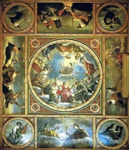 Une allégorie de la paix et des arts sous la couronne anglaise Une allégorie de la paix et des arts sous la couronne anglaise