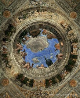 Plafond de la caméra picta ou caméra degli sposi Plafond de la caméra picta ou caméra degli sposi