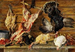 Nature morte. Viande et volaille. Nature morte. Viande et volaille.