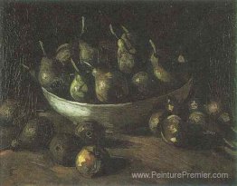 Nature morte avec un bol et des poires Earthern Nature morte avec un bol et des poires Earthern