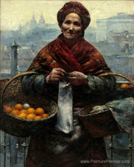 Femme juive vendant des oranges Femme juive vendant des oranges