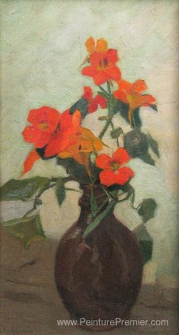 Edelweiss dans Brown Vase Edelweiss dans Brown Vase