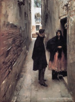 Une rue à Venise Une rue à Venise