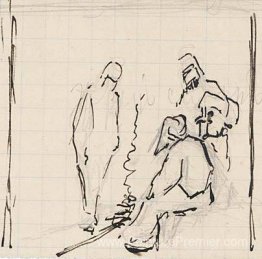 Sketch superficiel de trois figures par Foodfire Sketch superficiel de trois figures par Foodfire