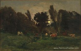 La prairie de tombes à Villerville La prairie de tombes à Villerville