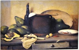 Bodegón conguacates y utensilios Bodegón conguacates y utensilios