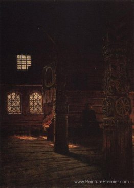 Intérieur de l'église en bois de Saint-Pierre et Saint-Paul à Pu Intérieur de l'église en bois de Saint-Pierre et Saint-Paul à Pu