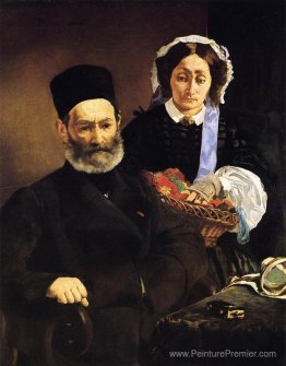 Portrait de Monsieur et Madame Auguste Manet Portrait de Monsieur et Madame Auguste Manet