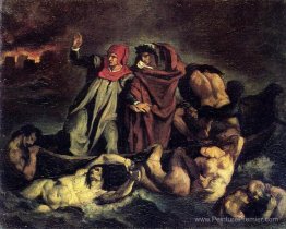 La barque de Dante (copie après Delacroix) La barque de Dante (copie après Delacroix)