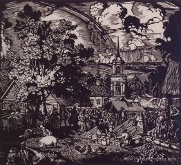 Fair dans le village Fair dans le village