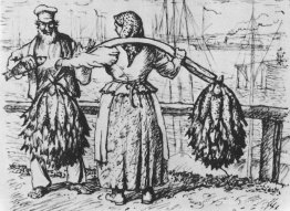 Marchand de poissons séchés Marchand de poissons séchés