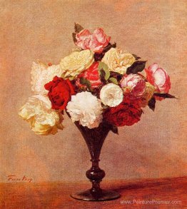Roses dans un vase Roses dans un vase