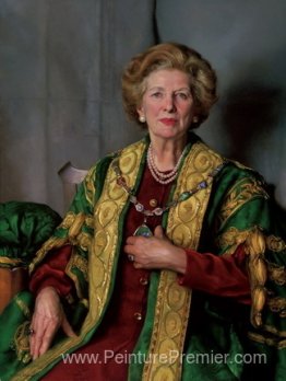 Portrait de Margaret The Lady Thatcher Portrait de Margaret The Lady Thatcher